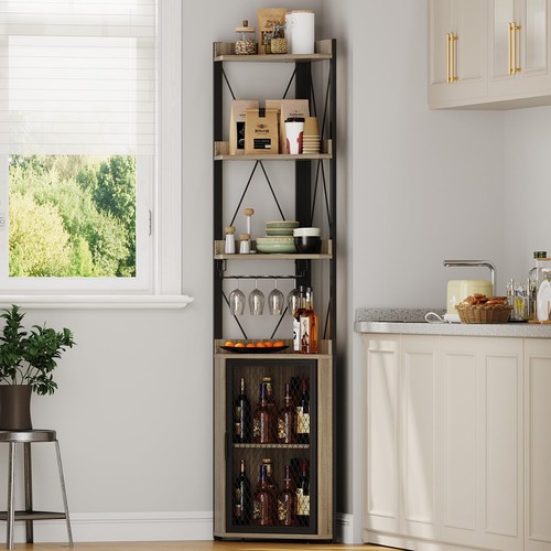 Corner wine bar cabinet drinks - bar,