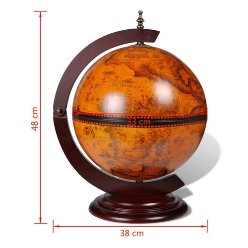 Vintage wine bar antique globe - vintage,
