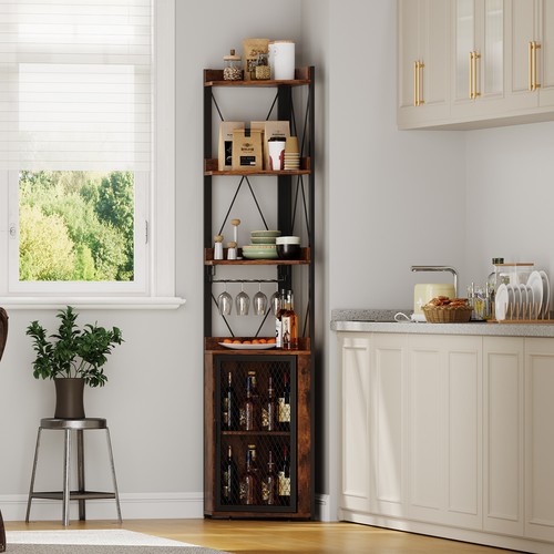 Corner wine rack drinks - rack,