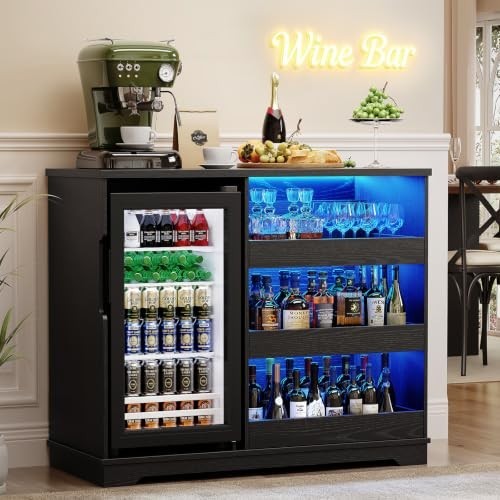 Wine bar cabinet - bar, with