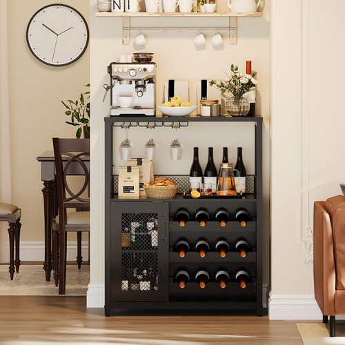 Wine bar cabinet led - wine, lights