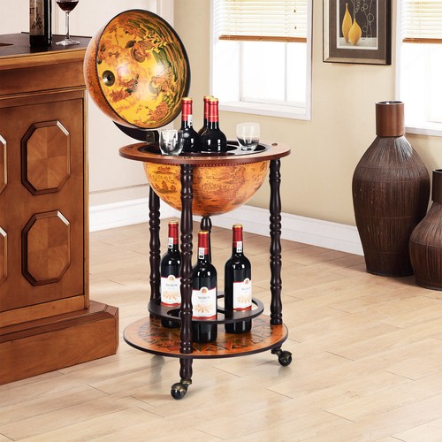 Tier globe drink cabinet - 2-tier,