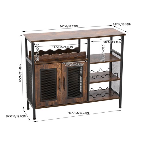 Industrial sideboard wine - sideboard,